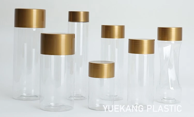 gold plastic jars gold plastic jars