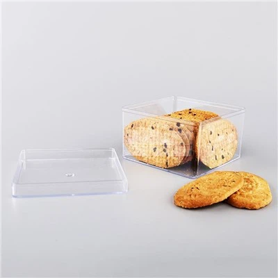 Blwch Sgwâr Candy Plastig 500g