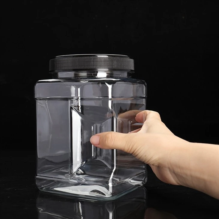 1600ml Plastic Pinch Grip Jars
