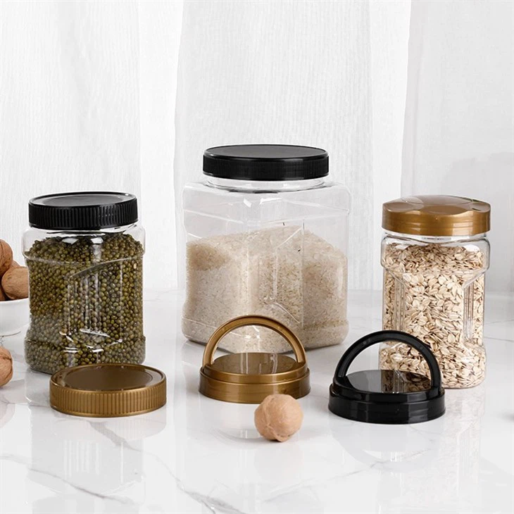 Large Plastic Square Grip Container 1600ml