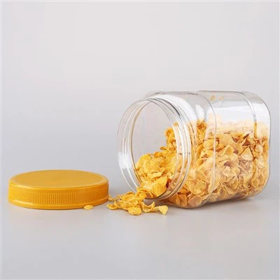 Cynhwysydd Sgwâr Plastig 1500ml Ar gyfer Storio Byrbryd